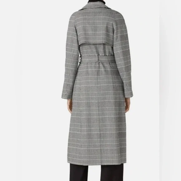 TOME Collective Houndstooth Trench Coat - Picture 2 of 8